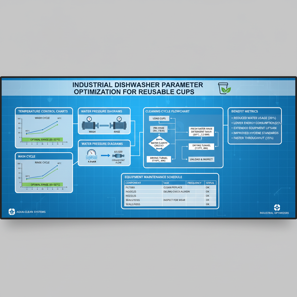 循環杯清洗設備參數優化：設備管理專家揭秘工業洗碗機的溫度與壓力控制